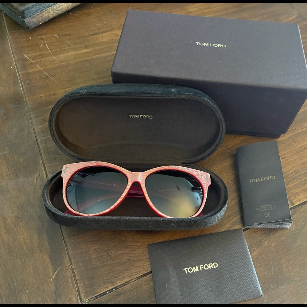 Tom Ford Saskia Red Sunglasses - TF330